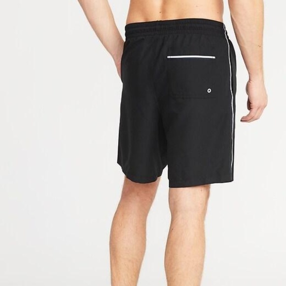 Old Navy Side-Stripe Swim Trunks for Men New - Picture 2 of 2